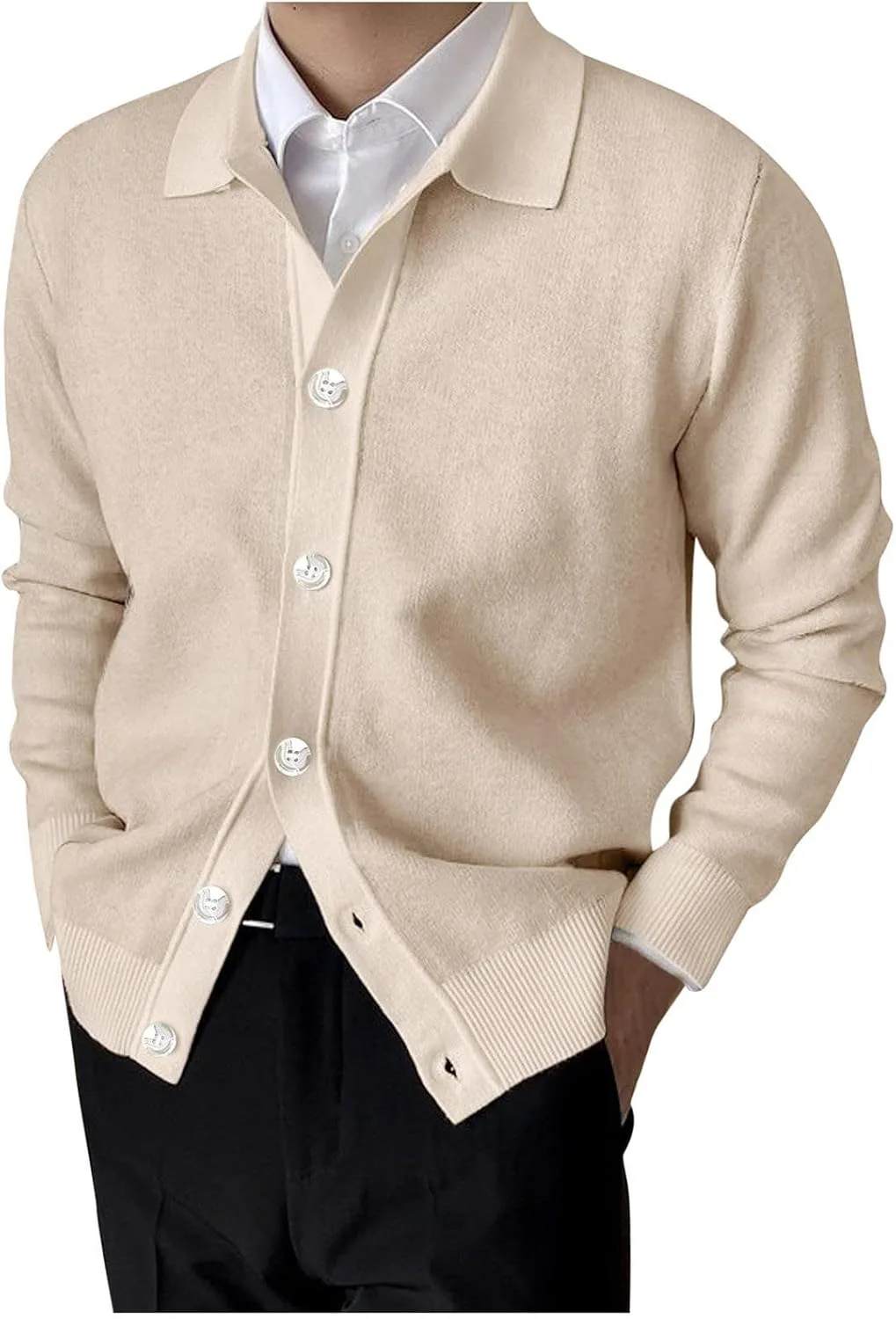 Свитер мужской Business Casual с длинным рукавом и карманами, Loose Fit, Plus Size
Свитер мужской Business Casual с длинным рукавом и карманами, Loose Fit, Plus Size
