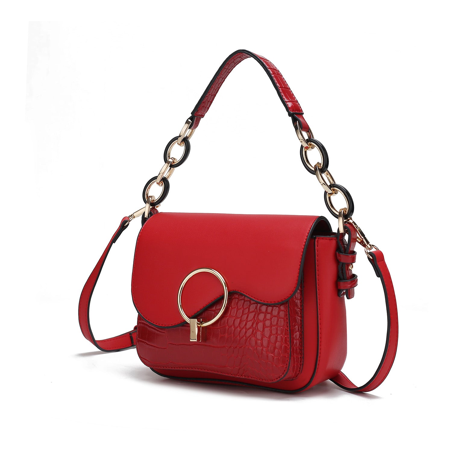 Универсальная женская сумка через плечо Fanta Croc от Mia K MKF Collection By Mia K., красный 
Универсальная женская сумка через плечо Fanta Croc от Mia K MKF Collection By Mia K., красный