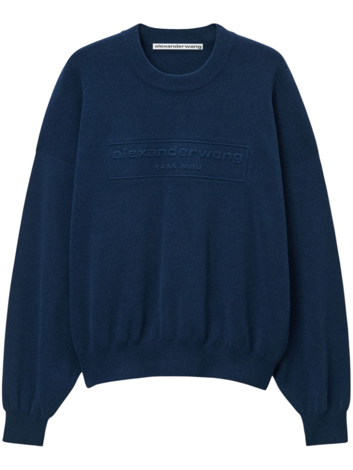 Толстовка с тиснением логотипа Alexander Wang, синий
Толстовка с тиснением логотипа Alexander Wang, синий