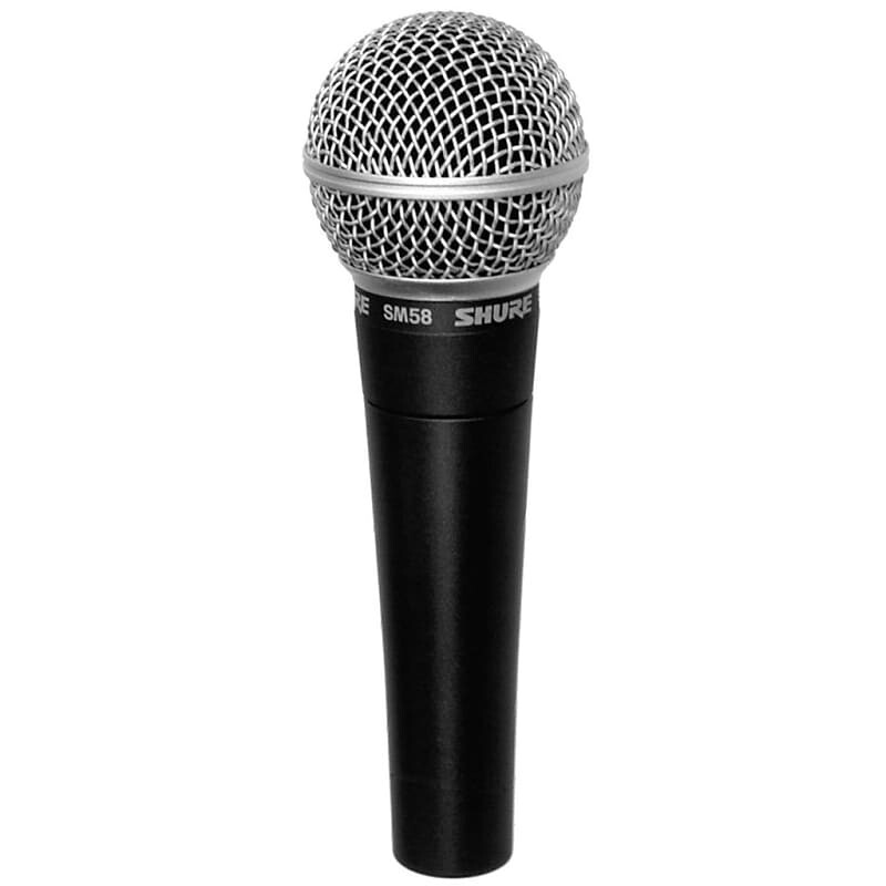 Кардиоидный динамический вокальный микрофон Shure SM58 Handheld Cardioid Dynamic Microphone 
Кардиоидный динамический вокальный микрофон Shure SM58 Handheld Cardioid Dynamic Microphone