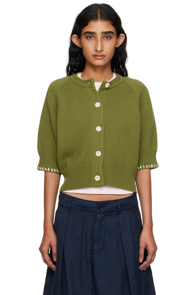 Кардиган Kwai вязка Ymc, зеленый
Кардиган Kwai вязка Ymc, зеленый