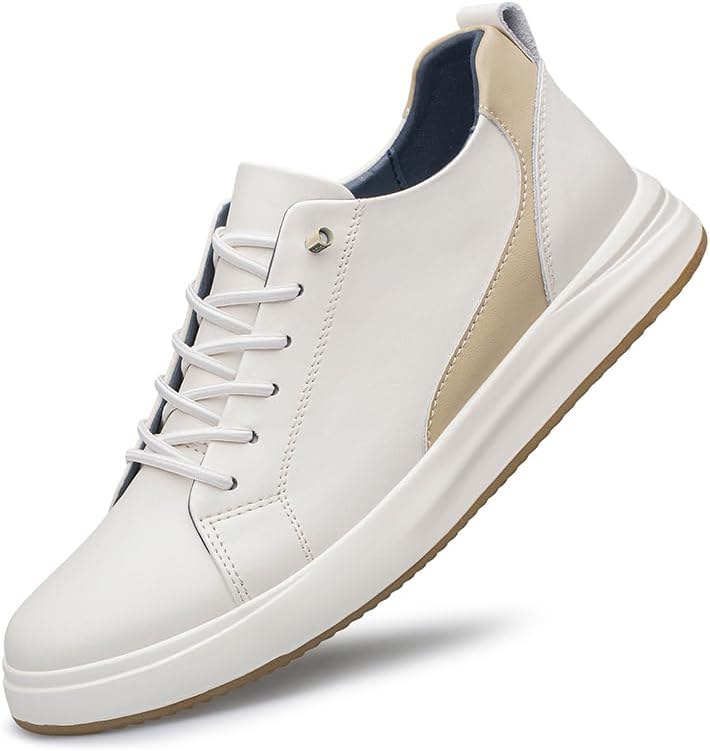 Мужские модные кроссовки из верхнего слоя коровьей кожи, повседневные, с эффектом увеличения роста, легкие, дышащие и противоскользящие Lhyxu, белый
Мужские модные кроссовки из верхнего слоя коровьей кожи, повседневные, с эффектом увеличения роста, легкие, дышащие и противоскользящие Lhyxu, белый