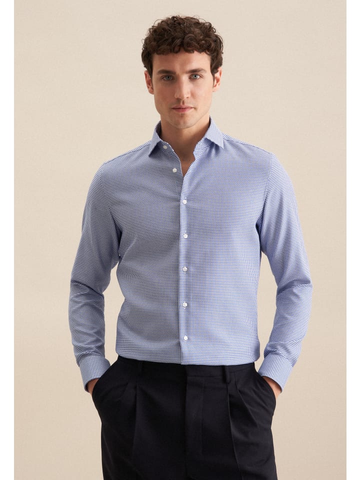 Рубашка Seidensticker, средне-синий
Рубашка Seidensticker, средне-синий