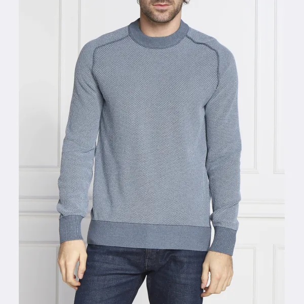 Облегающий свитер акопак Boss, синий
Облегающий свитер акопак Boss, синий