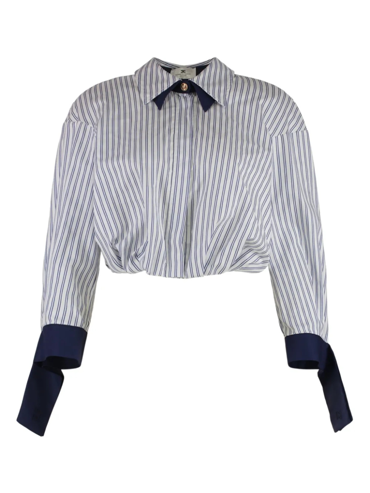 Рубашка из хлопка Elisabetta Franchi, белый
Рубашка из хлопка Elisabetta Franchi, белый