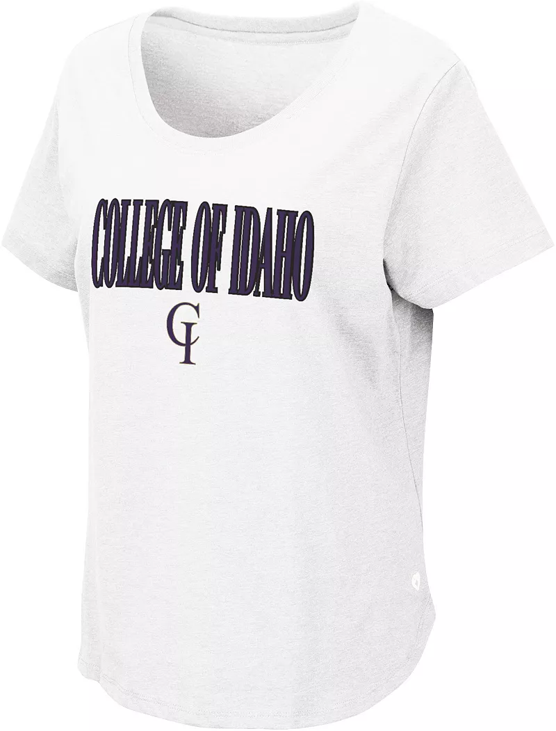 Белая футболка Yotes женского колледжа Колизея штата Айдахо Colosseum
Белая футболка Yotes женского колледжа Колизея штата Айдахо Colosseum