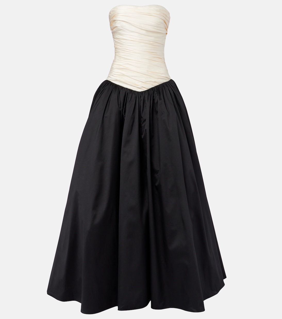 Платье без бретелек из микадо и тафты Marmar Halim, Black And White
Платье без бретелек из микадо и тафты Marmar Halim, Black And White