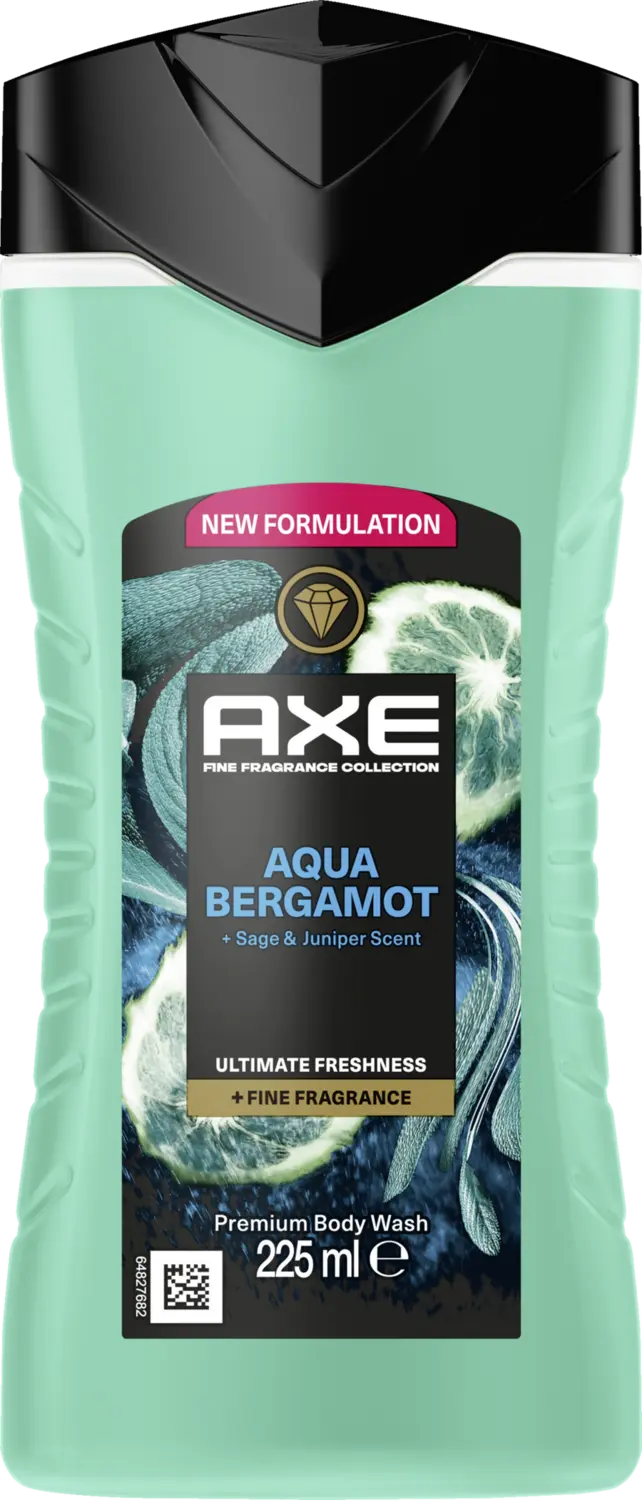 Гель для душа AXE Duschgel Fine Fragrance Aqua Bergamot
Гель для душа AXE Duschgel Fine Fragrance Aqua Bergamot
