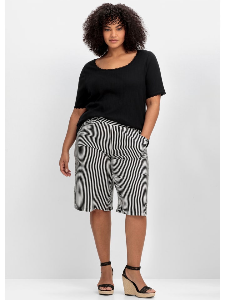 Футболка sheego, черный
Футболка sheego, черный