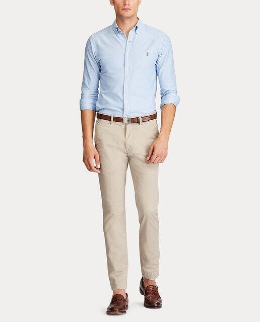 Стираные мужские брюки-чинос приталенного кроя стрейч Polo Ralph Lauren, бежевый
Стираные мужские брюки-чинос приталенного кроя стрейч Polo Ralph Lauren, бежевый