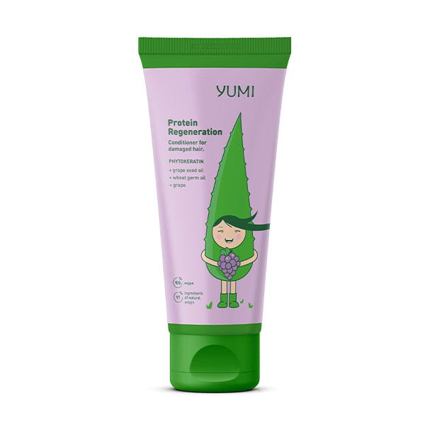 Виноградный кондиционер для поврежденных волос YUMI Protein Regeneration Conditioner, 200 мл
Виноградный кондиционер для поврежденных волос YUMI Protein Regeneration Conditioner, 200 мл