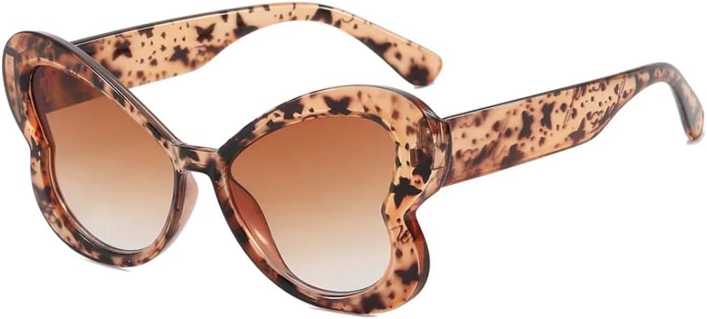 Ретро-солнцезащитные очки с леопардовым принтом и градиентными бабочками для женщин, конфетные цвета, панк-дизайн, повседневные очки для мужчин с защитой от УФ-излучения UV400 SZVVBKK, Brown
Ретро-солнцезащитные очки с леопардовым принтом и градиентными бабочками для женщин, конфетные цвета, панк-дизайн, повседневные очки для мужчин с защитой от УФ-излучения UV400 SZVVBKK, Brown