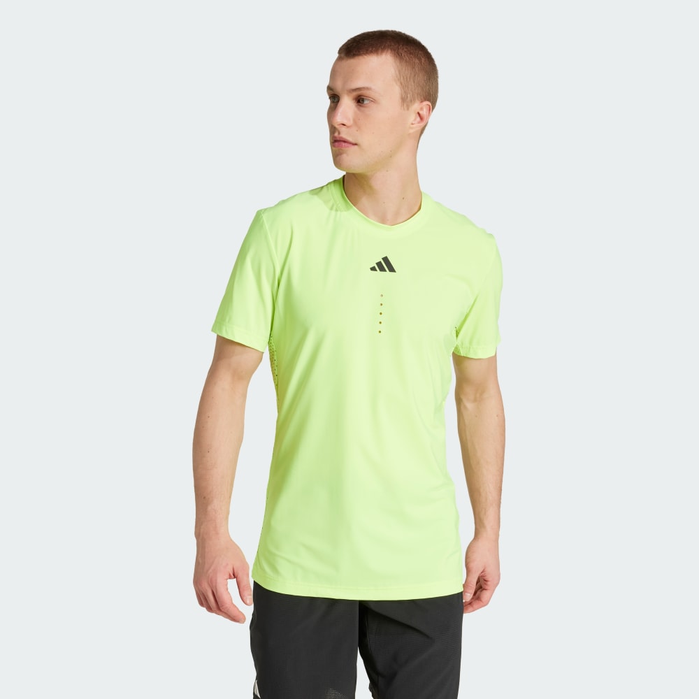 Спортивная футболка Adidas Tennis Pro FreeLift Tee, цвет Lucid Lemon 
Спортивная футболка Adidas Tennis Pro FreeLift Tee, цвет Lucid Lemon
