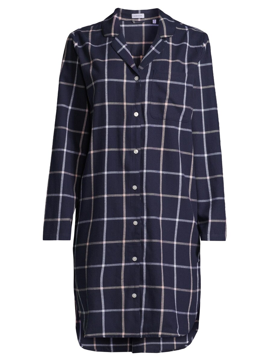 Ночная рубашка SEIDENSTICKER Classic Flanell, темно-синий
Ночная рубашка SEIDENSTICKER Classic Flanell, темно-синий