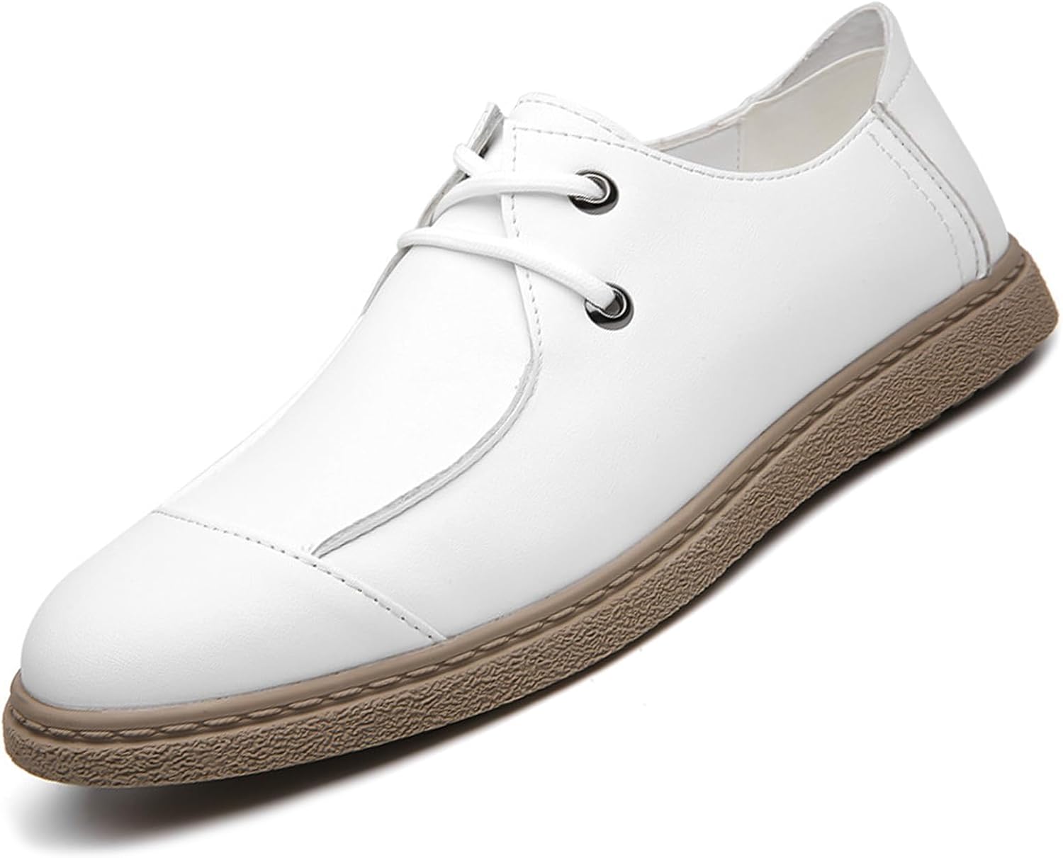 Мужские кожаные оксфорды на шнуровке, модные деловые повседневные туфли, удобные туфли на плоской подошве, подходящие для ходьбы Lossarye, белый
Мужские кожаные оксфорды на шнуровке, модные деловые повседневные туфли, удобные туфли на плоской подошве, подходящие для ходьбы Lossarye, белый