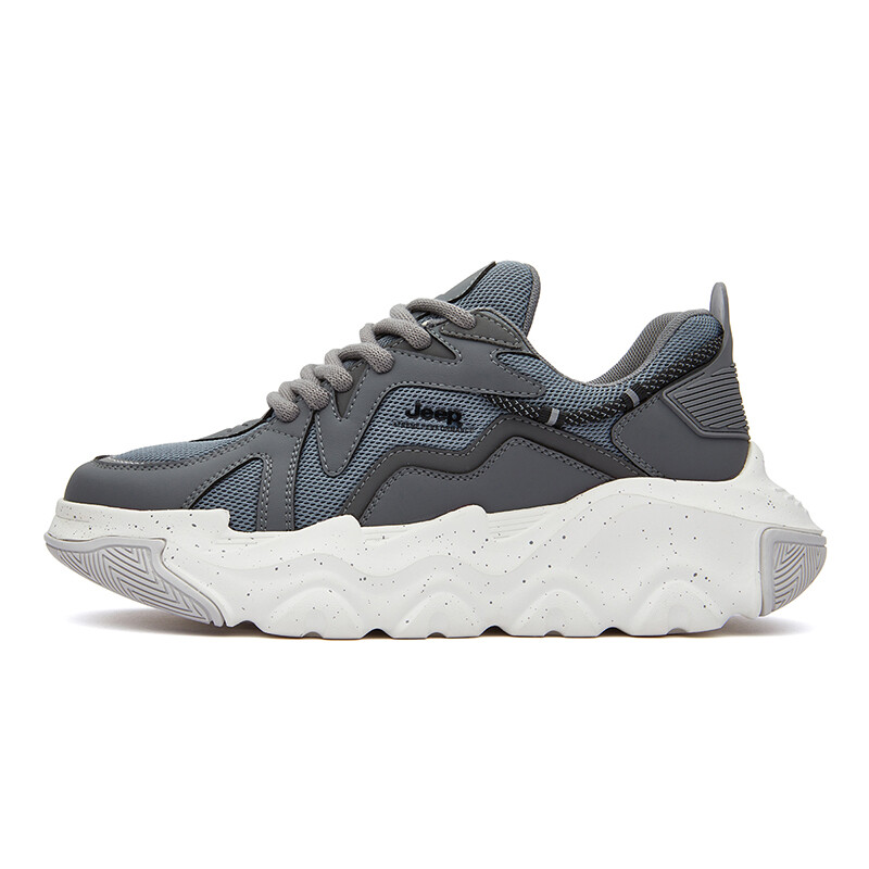 Кроссовки Jeep Chunky Sneakers Men Low-top Gray, серый 
Кроссовки Jeep Chunky Sneakers Men Low-top Gray, серый