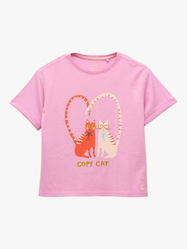 Детская футболка с коротким рукавом и принтом кошки Fundays Cotton Joules, Lilac Purple
Детская футболка с коротким рукавом и принтом кошки Fundays Cotton Joules, Lilac Purple