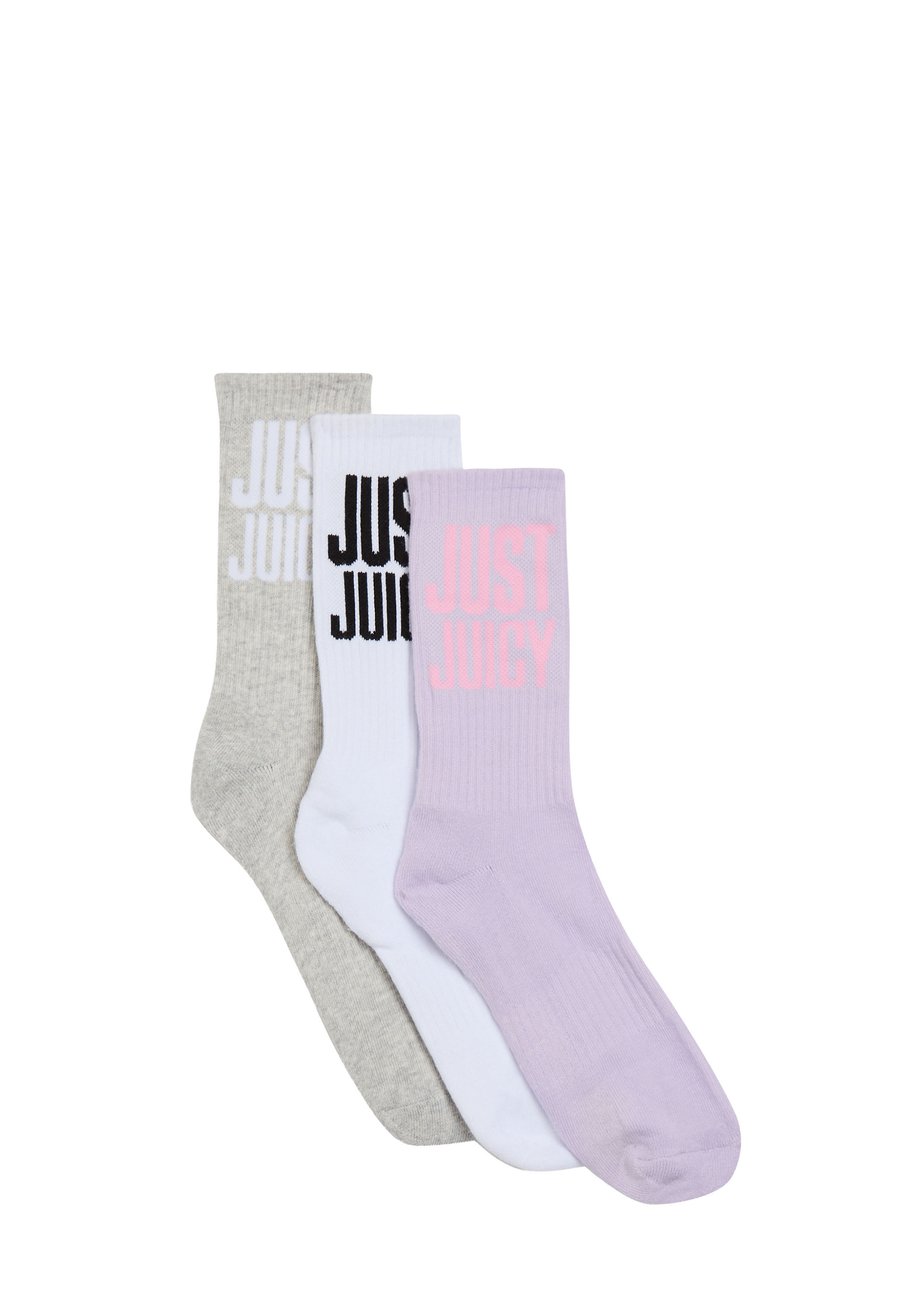 Носки Juicy Couture CREW WITH JUST LOGO 3 PACK, Pastel Lilac/Silver Marl/White/White
Носки Juicy Couture CREW WITH JUST LOGO 3 PACK, Pastel Lilac/Silver Marl/White/White