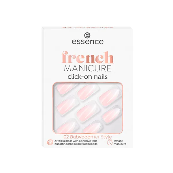 Искусственные ногти Uñas Artificiales Click-On French Manicure Essence, 2
Искусственные ногти Uñas Artificiales Click-On French Manicure Essence, 2