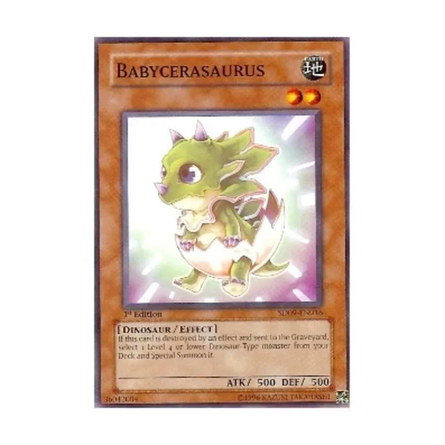 CCG Бэбицеразавр (обычный), Yu-Gi-Oh - Structure Deck - Dinosaur's Rage - Singles
CCG Бэбицеразавр (обычный), Yu-Gi-Oh - Structure Deck - Dinosaur's Rage - Singles