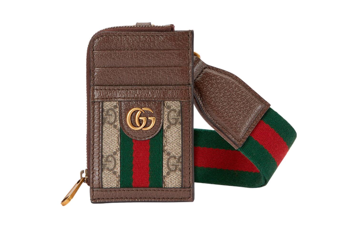 Сумка через плечо Ophidia из холста с кожаными деталями, кардхолдер, бумажник мужской коричневый GUCCI
Сумка через плечо Ophidia из холста с кожаными деталями, кардхолдер, бумажник мужской коричневый GUCCI