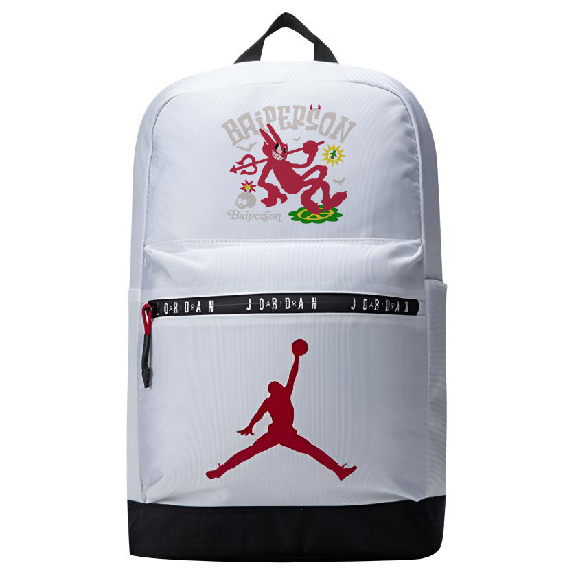 Jordan Полиэстеровый рюкзак унисекс белый, Demon
Jordan Полиэстеровый рюкзак унисекс белый, Demon