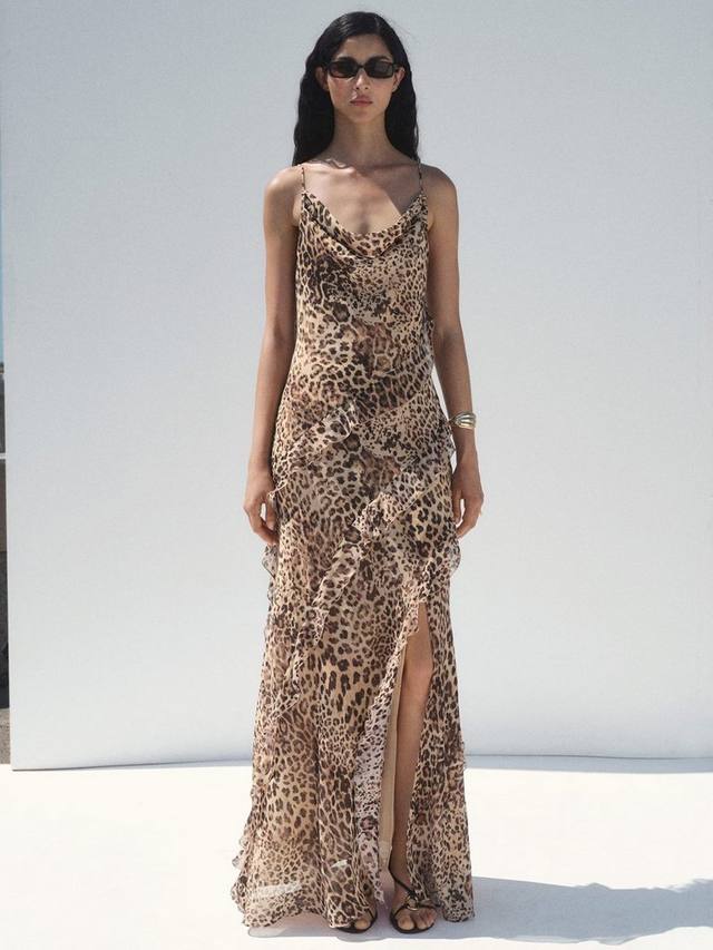 Платье Livia с рюшами и леопардовым принтом Mango, Light Beige
Платье Livia с рюшами и леопардовым принтом Mango, Light Beige