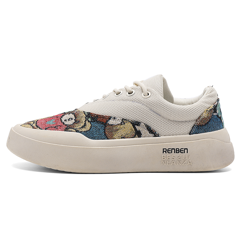 RENBEN Низкие повседневные туфли с противоскользящей подошвой, мужские, бежевые
RENBEN Низкие повседневные туфли с противоскользящей подошвой, мужские, бежевые