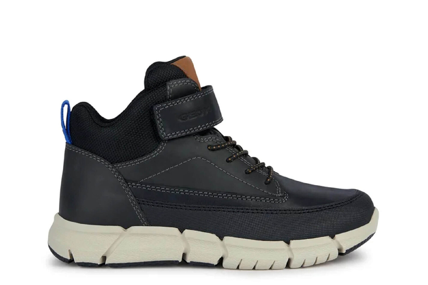 Кроссовки на регулируемых бретелях j flexyper boy Geox, черный 
Кроссовки на регулируемых бретелях j flexyper boy Geox, черный