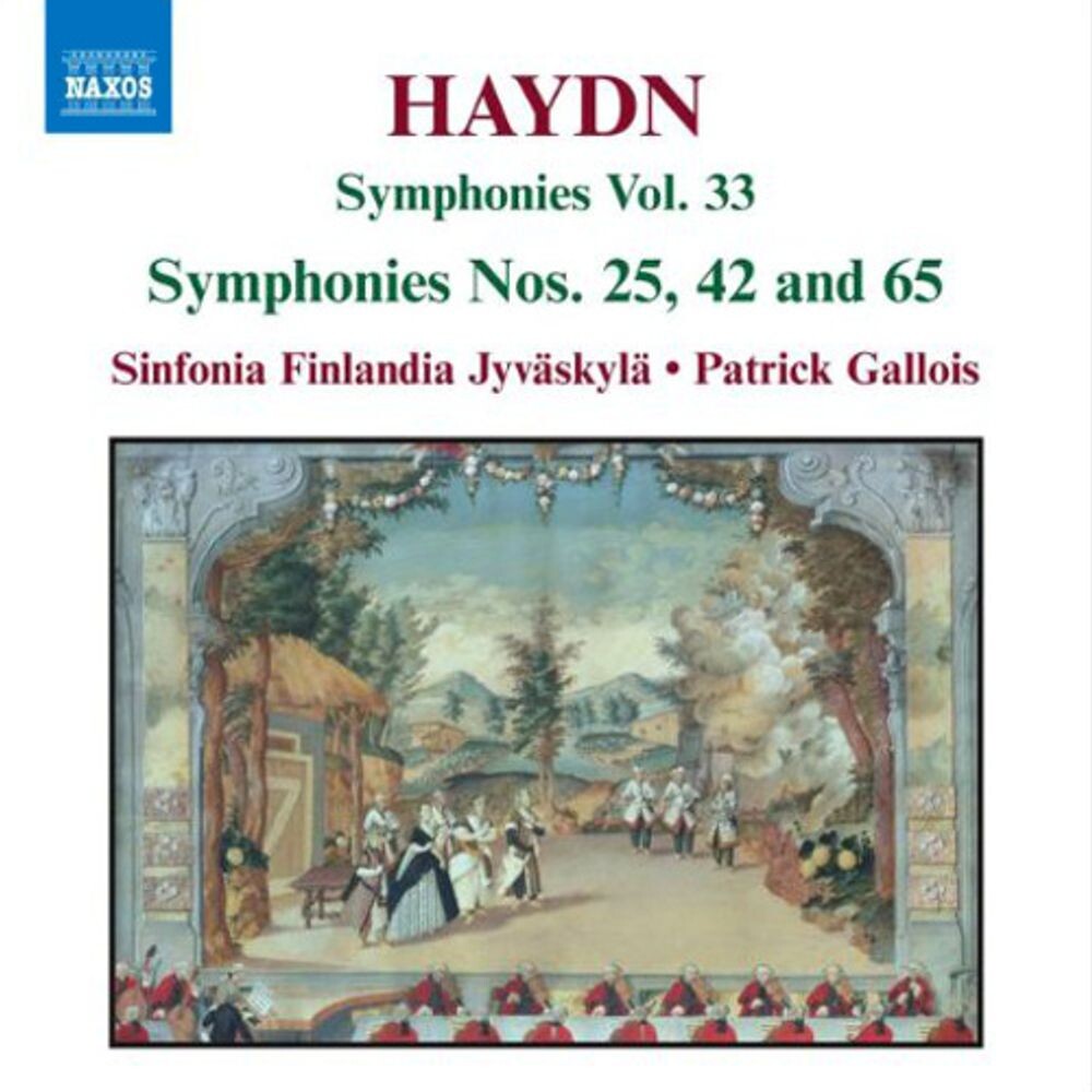 Диск CD Symphonies Vol. 33 - Symphonies Nos. 25, 42 And 65 - Joseph Haydn, Patrick Gallois, Sinfonia Finlandia Jyväskylä
Диск CD Symphonies Vol. 33 - Symphonies Nos. 25, 42 And 65 - Joseph Haydn, Patrick Gallois, Sinfonia Finlandia Jyväskylä