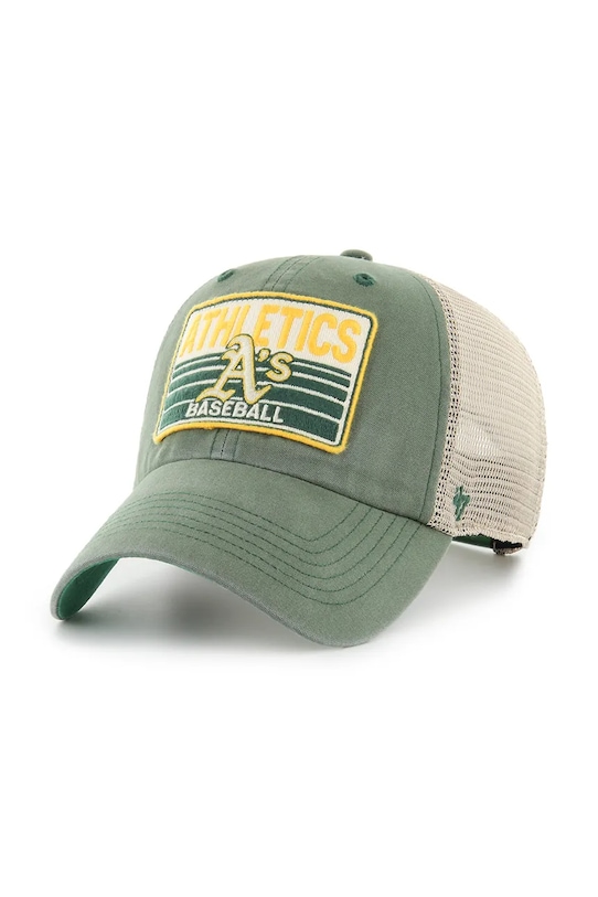Кепка с козырьком mlb oakland athletics four stroke 47 brand, зеленый
Кепка с козырьком mlb oakland athletics four stroke 47 brand, зеленый
