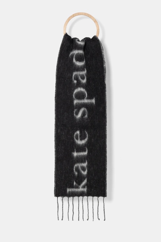 Шерстяной шарф Kate Spade, черный
Шерстяной шарф Kate Spade, черный