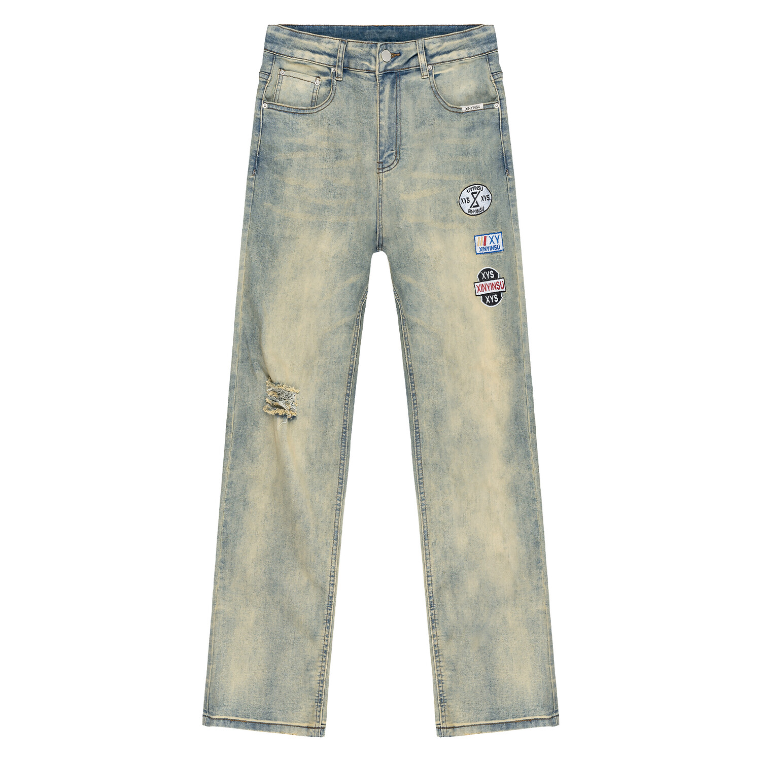 Джинсы унисекс Xinyinsu, синий
Джинсы унисекс Xinyinsu, синий