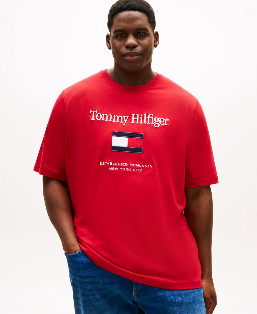 Мужская футболка больших размеров с вышитым флагом Tommy Hilfiger, Medium Red, Красный, Мужская футболка больших размеров с вышитым флагом Tommy Hilfiger, Medium Red
Мужская футболка больших размеров с вышитым флагом Tommy Hilfiger, Medium Red, Красный, Мужская футболка больших размеров с вышитым флагом Tommy Hilfiger, Medium Red