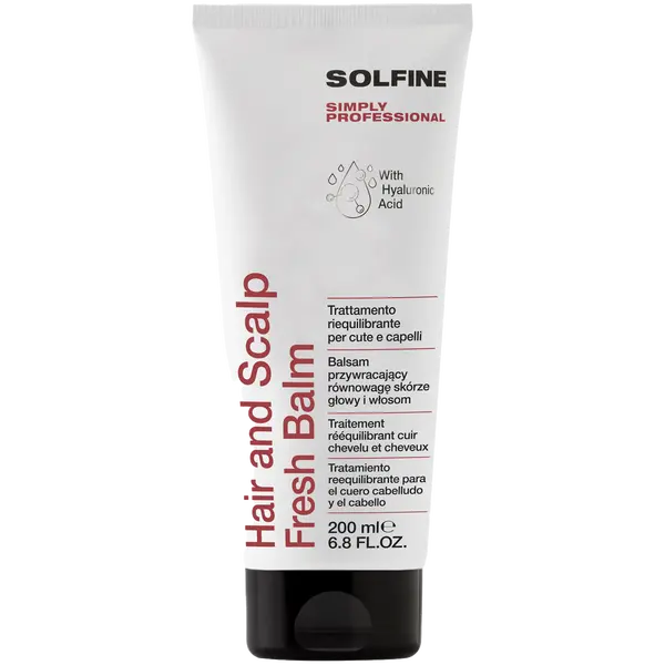 Освежающий бальзам для кожи головы, 200 мл Solfine Hair and scalp fresh balm
Освежающий бальзам для кожи головы, 200 мл Solfine Hair and scalp fresh balm