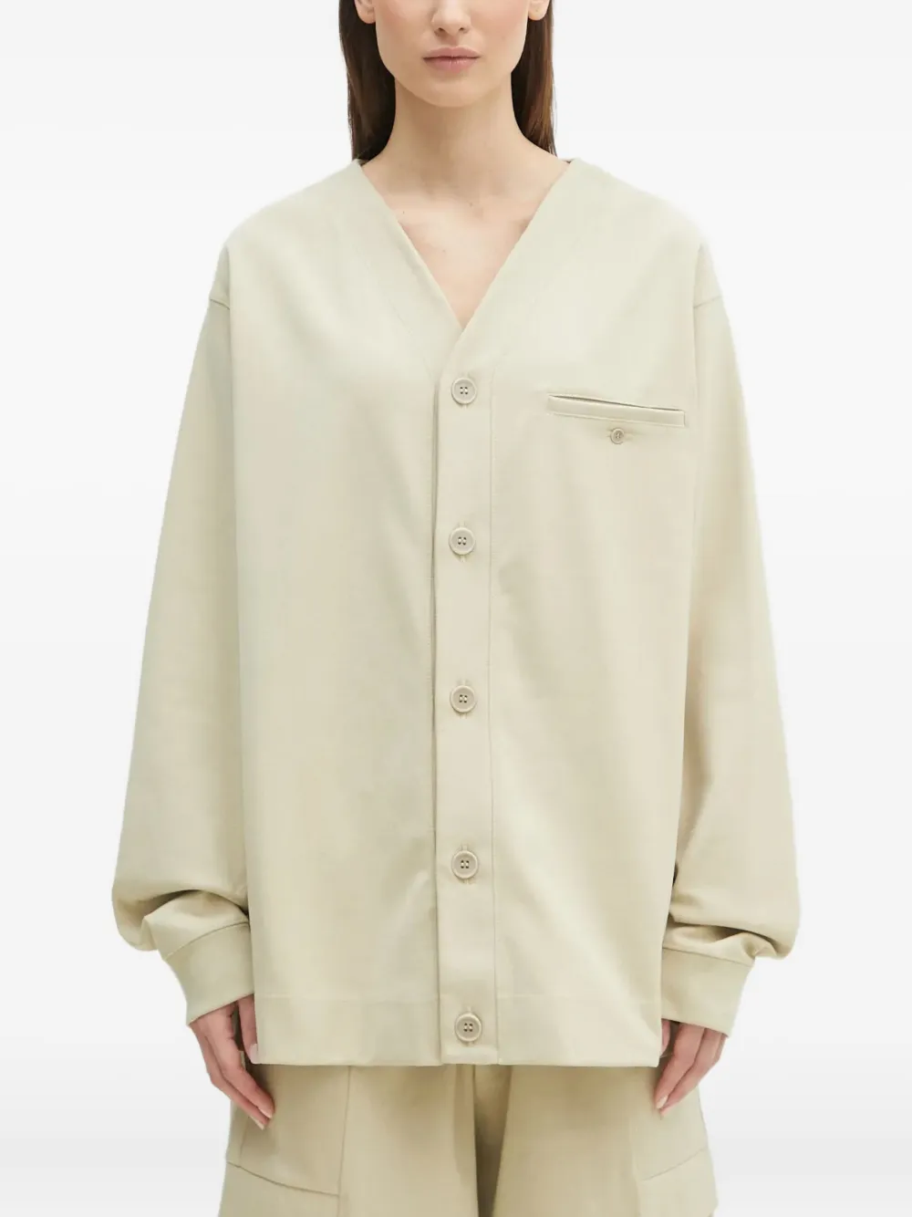 Куртка-рубашка DNA на пуговицах Pangaia, нейтральный
Куртка-рубашка DNA на пуговицах Pangaia, нейтральный