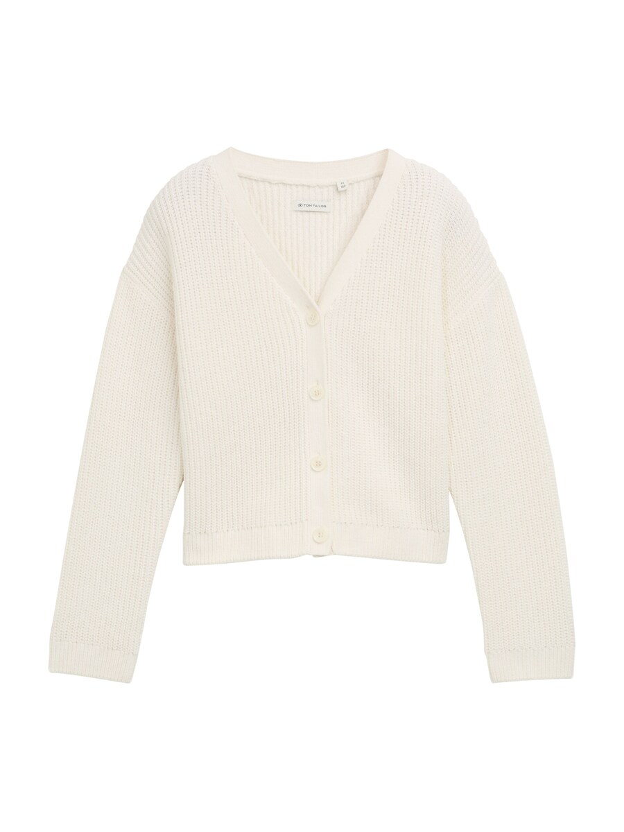 Вязаный кардиган TOM TAILOR, Wool White
Вязаный кардиган TOM TAILOR, Wool White