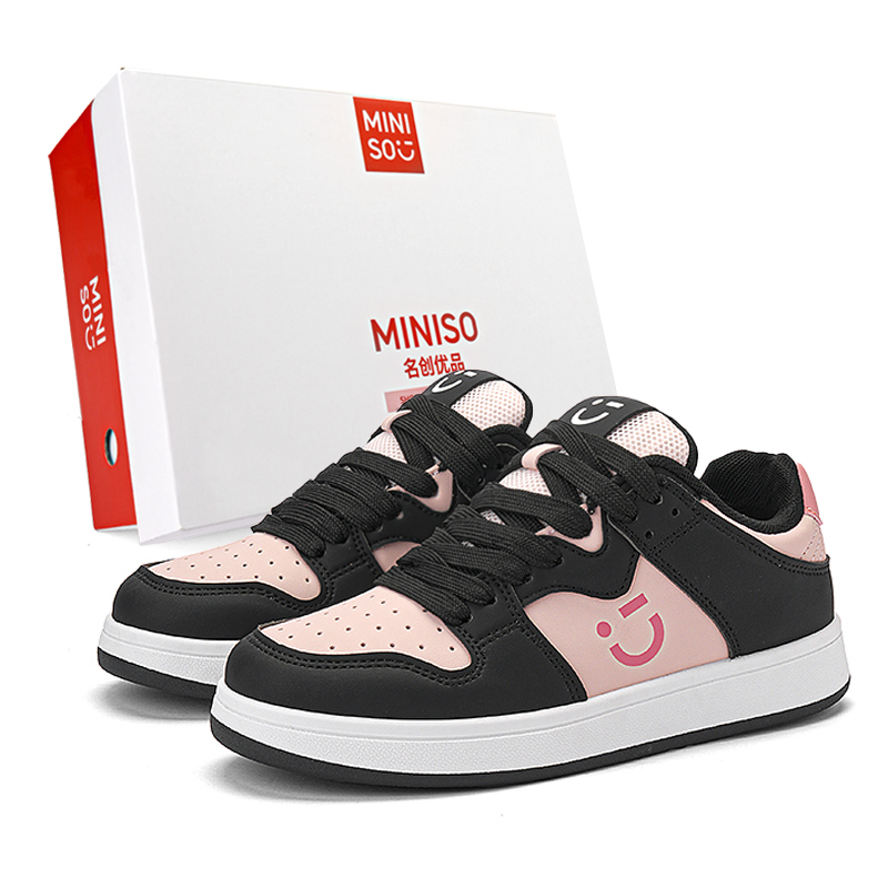 MINISO Низкие скейтборд-кроссовки унисекс черные Pink-Box, цвет Black Pink-Box
MINISO Низкие скейтборд-кроссовки унисекс черные Pink-Box, цвет Black Pink-Box