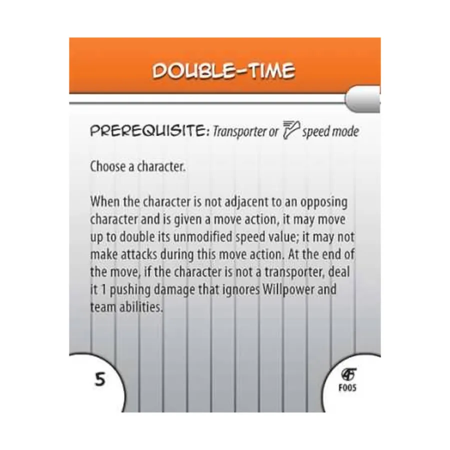 Карта подвига - Двойное время, Marvel HeroClix - Fantastic Forces - Singles
Карта подвига - Двойное время, Marvel HeroClix - Fantastic Forces - Singles