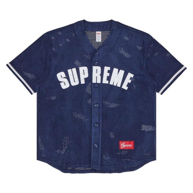 Джерси Supreme Ultrasuede Mesh Baseball Jersey, Navy
Джерси Supreme Ultrasuede Mesh Baseball Jersey, Navy