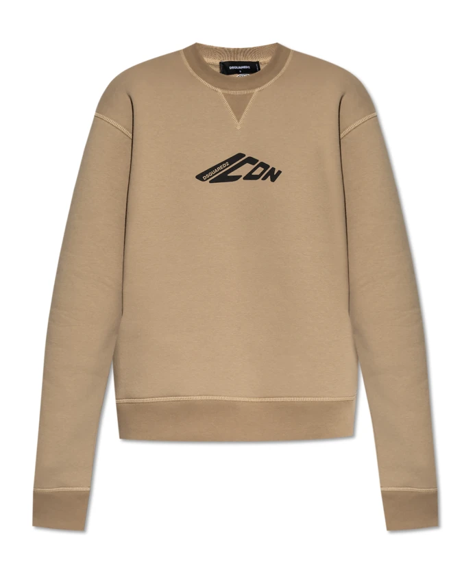 Толстовка с напечатанным логотипом Dsquared2, бежевый
Толстовка с напечатанным логотипом Dsquared2, бежевый