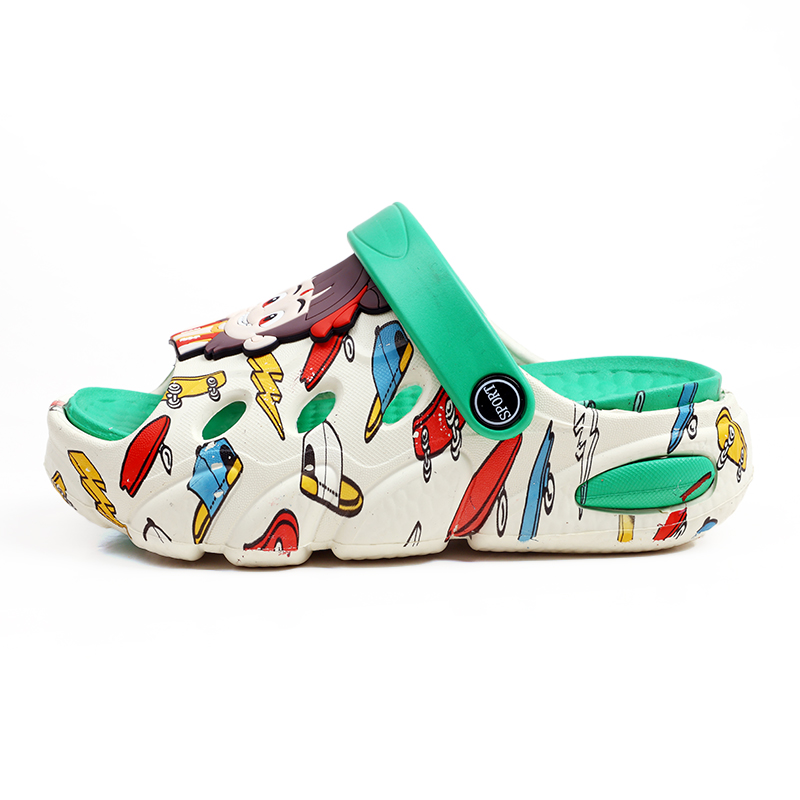 Детские шлепанцы для улицы с рисунком из мультфильмов, противоскользящие, износостойкие FCMM, белый/зеленый
Детские шлепанцы для улицы с рисунком из мультфильмов, противоскользящие, износостойкие FCMM, белый/зеленый