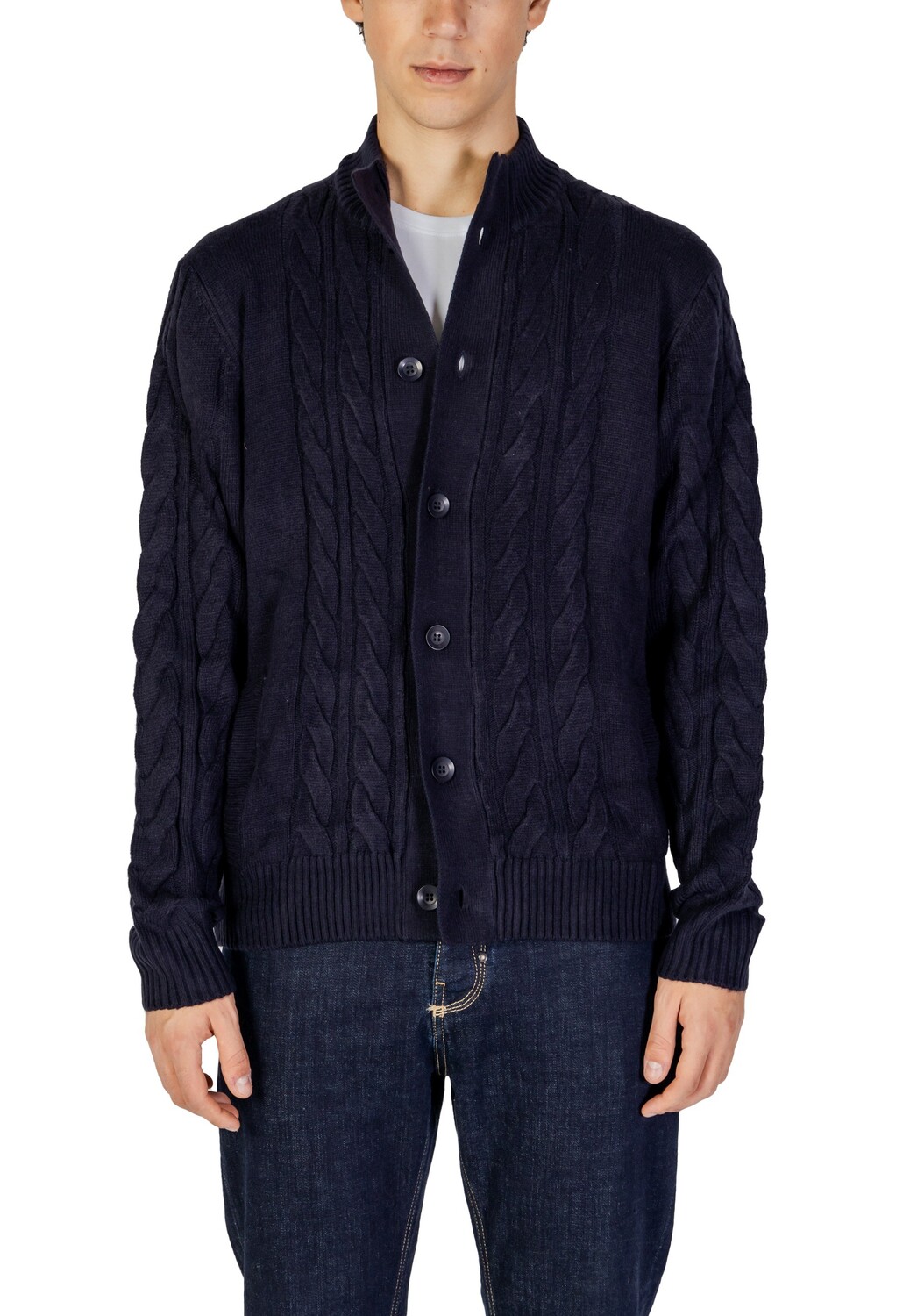 Кардиган Hamaki-Ho вязаный, синий
Кардиган Hamaki-Ho вязаный, синий