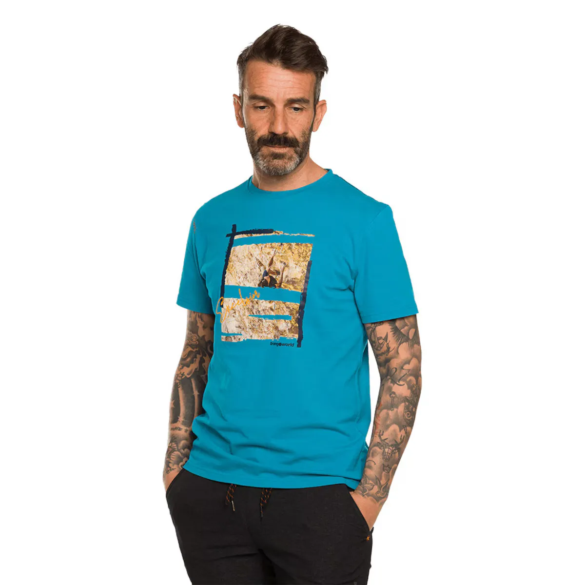 Excelsior Trangoworld Мужская футболка, синий 
Excelsior Trangoworld Мужская футболка, синий