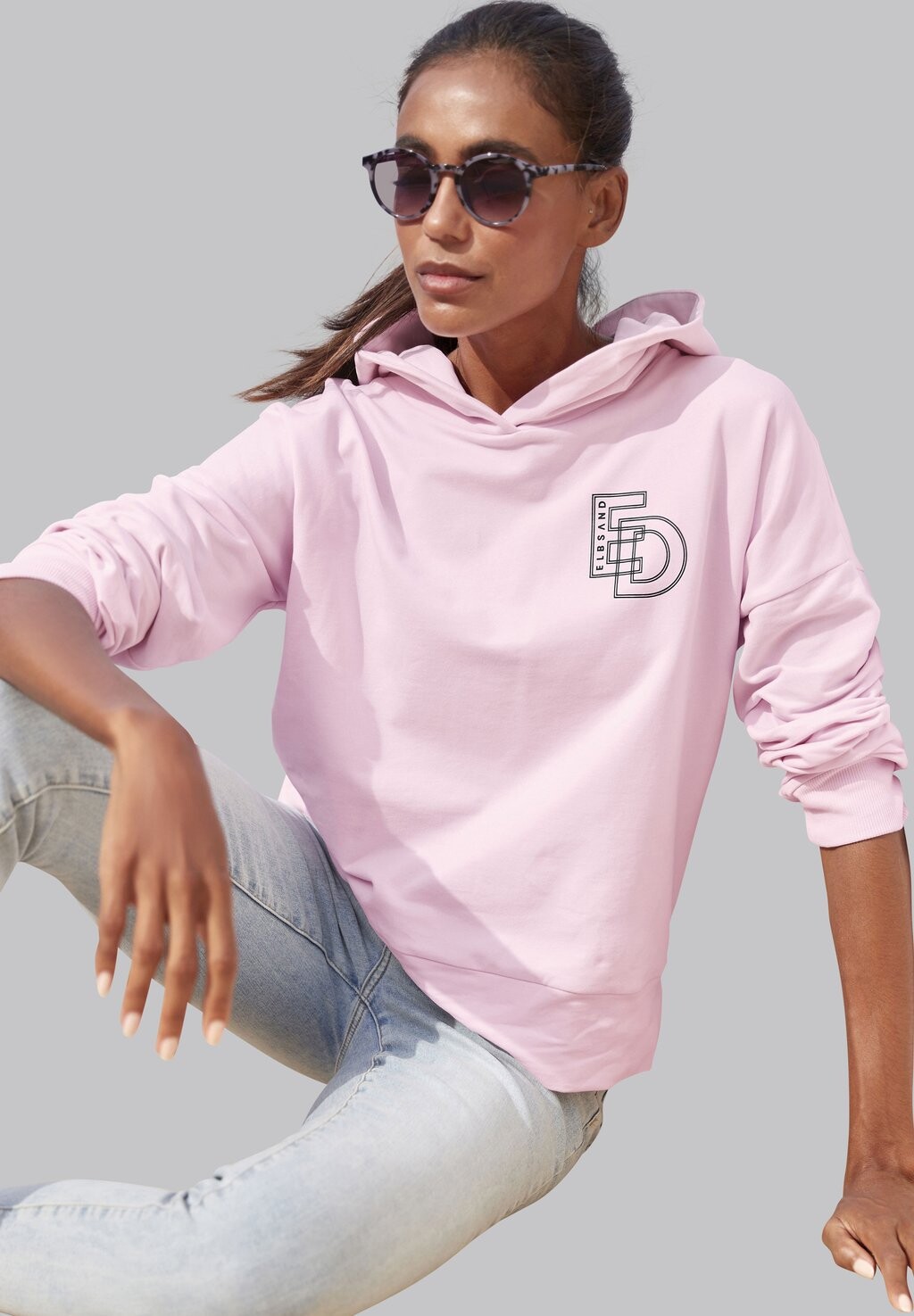 Толстовка с капюшоном Elbsand, светло-розовый
Толстовка с капюшоном Elbsand, светло-розовый