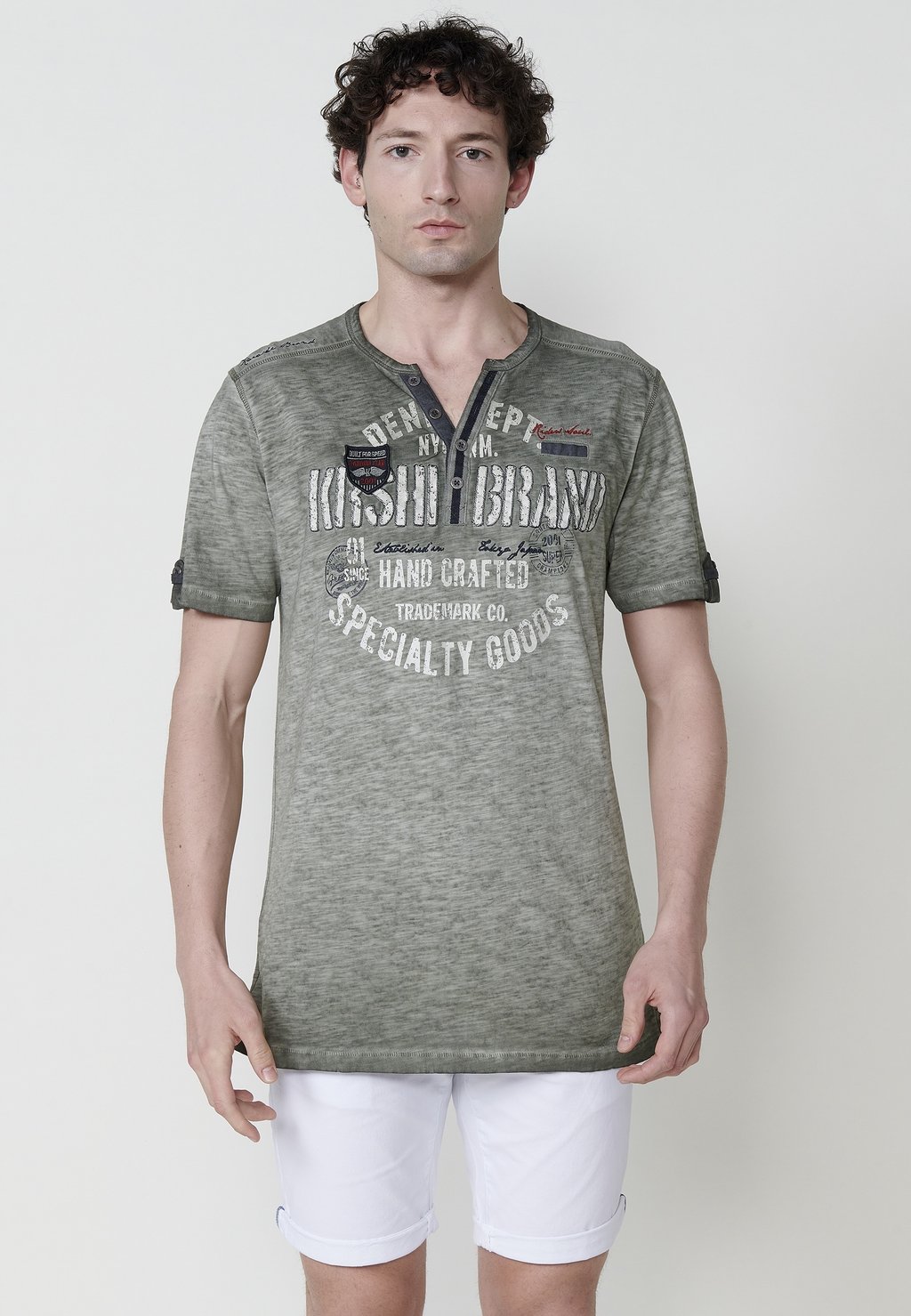 Футболка с принтом DE MANGA CORTA CON ABERTURA DEL CUELLO Koroshi, темно-зеленый
Футболка с принтом DE MANGA CORTA CON ABERTURA DEL CUELLO Koroshi, темно-зеленый