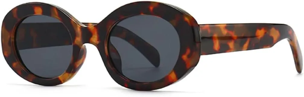 Модные овальные солнцезащитные очки для женщин, солнцезащитные очки UV400 для мужчин, ретро-круглые солнцезащитные очки с леопардовым принтом UUPTTPL, Leopard Gray
Модные овальные солнцезащитные очки для женщин, солнцезащитные очки UV400 для мужчин, ретро-круглые солнцезащитные очки с леопардовым принтом UUPTTPL, Leopard Gray