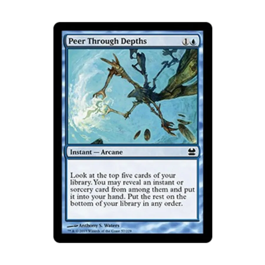 CCG Заглянуть в глубину (С), MTG - Modern Masters 2013 
CCG Заглянуть в глубину (С), MTG - Modern Masters 2013