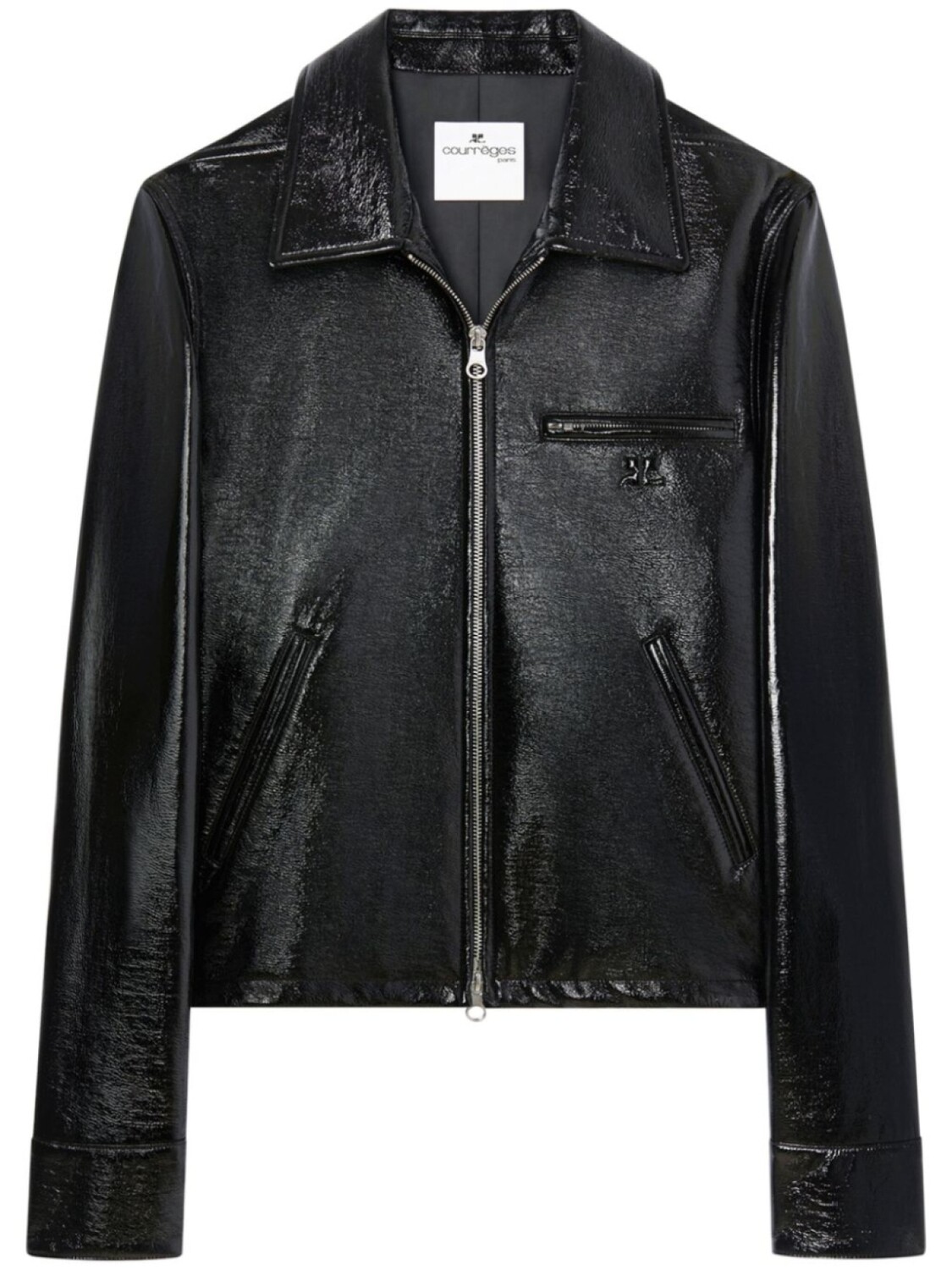 Courrèges виниловая куртка, черный
Courrèges виниловая куртка, черный