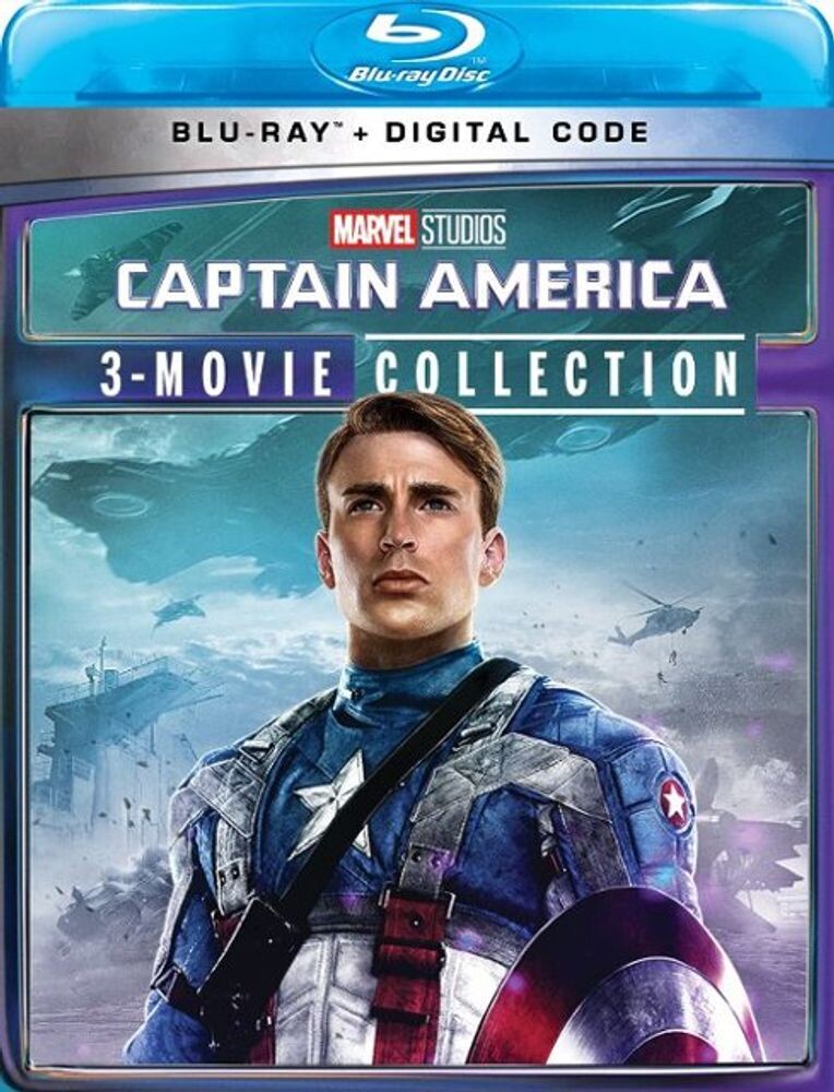 Диск Blu-ray Captain America: 3-Movie Collection
Диск Blu-ray Captain America: 3-Movie Collection